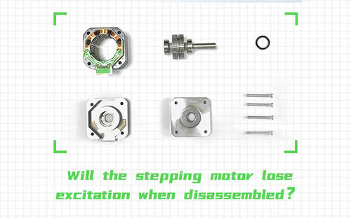 नवीनतम कंपनी समाचार Will the stepping motor lose excitation when disassembled?