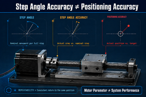 नवीनतम कंपनी ब्लॉग के बारे में Is Step Angle Accuracy the Same as Positioning Accuracy?