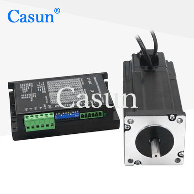 अच्छा दाम Nema 24 Brake Stepper Motor 4.1N.M 1.5kg 24mm Length Shaft ऑनलाइन