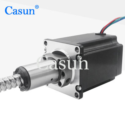 अच्छा दाम 2000mNm 4A NEMA 23 Ball Screw Stepper Motor Hybrid Linear Actuator 76mm 24mm ऑनलाइन