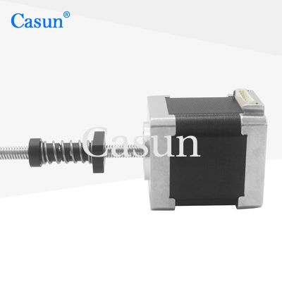 अच्छा दाम 1.8 Degree 2 Phase Nema 14 Tr5*2 Linear Stepper Motor 35*35*42mm 0.36N.m ऑनलाइन