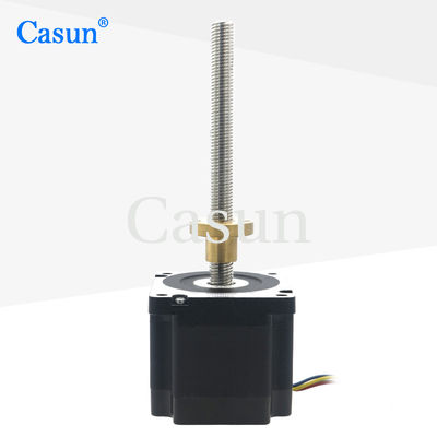 अच्छा दाम नेमा 34 हाइब्रिड स्टेपर मोटर ब्रेक 24V DC 4.5Nm बिग टफ CE RoHS के साथ कैसुन मोटर से प्रमाणित ऑनलाइन