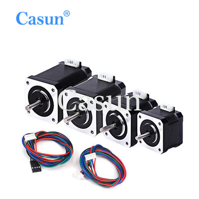 अच्छा दाम स्टील हाइब्रिड स्टेपर मोटर 120V नाममात्र वोल्टेज, 21kg.cm टॉर्क और औद्योगिक स्वचालन के लिए 5 मिमी डी-कट शाफ्ट के साथ ऑनलाइन