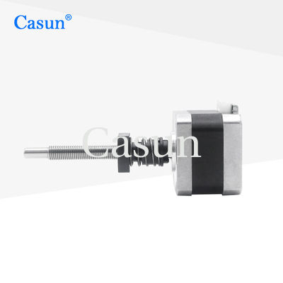 अच्छा दाम कैप्टिव 34 मिमी NEMA 17 स्टेपर मोटर के साथ लीड पेंच 42 मिमी रैखिक कदम मोटर ऑनलाइन