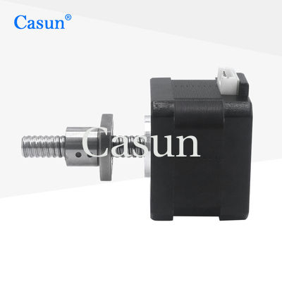 अच्छा दाम 42*42*34mm NEMA 17 Ball Screw Linear Stepper Motor 2.52V 1.68A ऑनलाइन