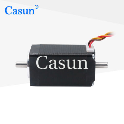 अच्छा दाम 2 चरण 1.8 डिग्री डबल शाफ्ट NEMA 11 मेडिकल उपकरण स्वचालन उपकरण के लिए माइक्रो स्टेपर मोटर ऑनलाइन