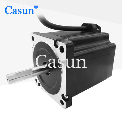 अच्छा दाम 3 Phase 1.2 Degree Dual Shaft Stepper Motor Nema 34 Micro 86*86*98mm 5N.M For Equipment ऑनलाइन
