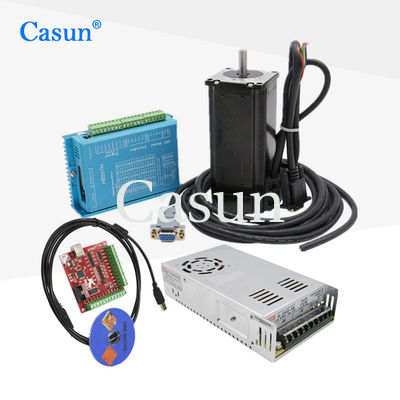 अच्छा दाम Hot sale NEMA 34 8.5N.m 3 Axis Closed Loop Stepper Motor Kits With Magnetic Encoder For CNC Machines ऑनलाइन
