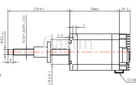 अच्छा दाम NEMA 23 एकीकृत बाहरी सीसा पेंच स्टेपर मोटर 2N.M एकीकृत कैप्टिव स्टेप मोटर ऑनलाइन