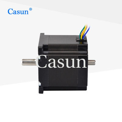 57×57×54mm Dual Shaft Stepper Motor 1.0A 0.9N.m NEMA 23 With Precision Instruments